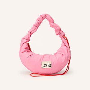 Bolso <span class=keywords><strong>de</strong></span> nailon acolchado personalizado <span class=keywords><strong>de</strong></span> fábrica, tipo Weekender, Shopper, <span class=keywords><strong>de</strong></span> hombro, cruzado, tipo Puffer, para mujer - Product Image 1