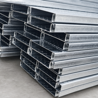 Plancher en acier galvanisé non bétonné, structure composite pour projet de plateforme de deuxième étage d'un centre logistique