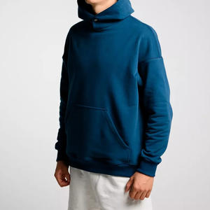 Sudadera con Capucha para Hombre, Estilo Informal, con Botones en el Cuello, para Invierno, de Primera Calidad, Ajuste Holgado, Capucha Ajustable, Puños Elásticos - Product Image 3