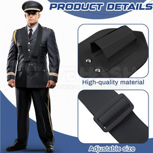 Porte-drapeau en cuir de haute qualité avec une construction robuste et un look élégant, parfait pour les événements et la présentation des drapeaux - Product Image 4