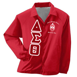 Wholesale delta/sigma/theta Greek Crossing Fraternity Line <b>Jacket</b> <b>Men</b> Greek <b>Letters</b> and crest Line <b>Jacket</b> Windbreaker <b>Jacket</b> - Product Image 3