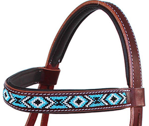 Pull latéral en cuir de qualité supérieure avec perles pour l'équitation avec design personnalisé à un prix abordable Vente en gros - Product Image 4