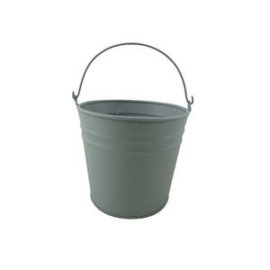 Grande jardinière ronde en fer avec pierre grise pour fournitures de jardin décoratives pour la maison Pots de fleurs et jardinières - Product Image 3