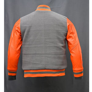 Veste universitaire universitaire personnalisée pour hommes, vente en gros, Streetwear, bombardier de baseball, broderie, respirante, col en O, à capuche, université Letterman - Product Image 4