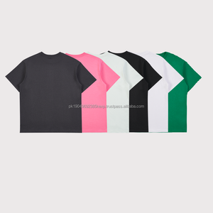 La Camiseta de manga corta de alta calidad se puede personalizar LOGO de alta calidad se puede vender al por mayor 100% Camiseta de algodón para hombres y mujeres - Product Image 1