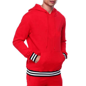 Vêtements de sport en molleton technique de haute qualité pour hommes, survêtements unisexes noirs 2 pièces, survêtements avec logo personnalisé, ensemble de produits Offre Spéciale - Product Image 1