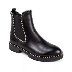 Stivaletti da Donna Seven Dials Shelley con Borchie, Altezza Ginocchio, Neri, Taglia 7 M, Chiusura Slip-On, Piattaforma Alta, Traspiranti, Stile Autunnale - Product Image 1