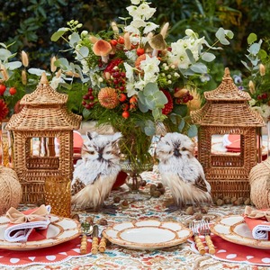 โคมไฟหวายทรงเจดีย์ ของตกแต่งบ้าน โคมไฟหวายขายส่งสำหรับตกแต่งโต๊ะงานเลี้ยง ผลิตในเวียดนาม - Product Image 4