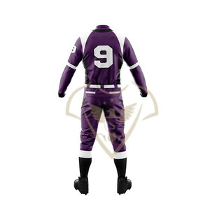 <b>Custom</b> Polyester Sublimated Baseball <b>Softball</b> Sportswear Jersey Breathable Baseball <b>Uniforms</b> Set Personalized Men's High Quality - Product Image 5