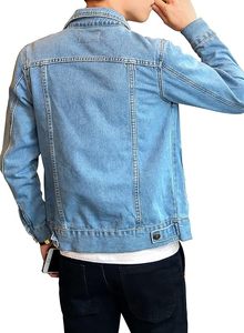 Veste en jean de haute qualité, respirante et à séchage rapide pour hommes Fabricant de vêtements pour hommes Veste en jean à vendre par Fitness Drills - Product Image 2