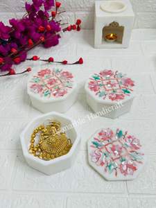 Best Price Real Marble Creative Jewelry <b>Box</b> Light Luxury Marble Table Decor Popular Household <b>Storage</b> <b>Box</b> Wholesale Available - Product Image 4