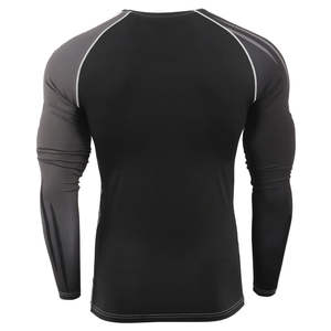 Rash Guard de Fitness Uni Personnalisable avec Logo, Haute Qualité, Vente en Gros, Services OEM, Imprimé à Manches Longues MMA pour Hommes, Rash Guards OEM - Product Image 3