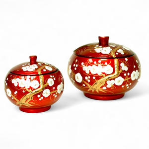 ชุดโหลเคลือบแล็คเกอร์สำหรับตกแต่งบ้านและจัดเก็บอุปกรณ์ทาสีด้วยมือ - Product Image 1