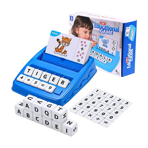 <span class=keywords><strong>Jeu</strong></span> de société éducatif en plastique pour l'apprentissage précoce transfrontalier, améliorant la mémoire <span class=keywords><strong>des</strong></span> enfants, <span class=keywords><strong>lettres</strong></span> anglaises, orthographe <span class=keywords><strong>et</strong></span> <span class=keywords><strong>chiffres</strong></span> - Product Image 4