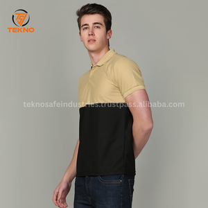 Nuevos polos con logotipo bordado personalizado, polos lisos 100% algodón poliéster, camiseta para hombre, diseño de polo. Servicio OEM - Product Image 4
