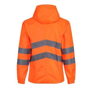Camisa de trabajo de seguridad para trabajadores de la construcción de algodón personalizada Hi Vis reflectante para el tráfico en carretera Industrias mecánicas de carbón Colocación frontal - Product Image 3