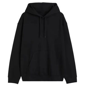 Sudadera con Capucha de Doble Capa de Algodón Grueso con Bolsillo Tipo Canguro y Hombros Caídos, Estilo Urbano Clásico con Logotipo Personalizado para Hombre - Product Image 5