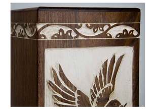 โกศนกสำหรับขี้เถ้าผู้ใหญ่ทำด้วยมือโกศใส่เถ้ากระดูกโกศสำหรับเผาขี้เถ้ากระดูกมนุษย์ขี้เถ้าโดย ayaans - Product Image 2