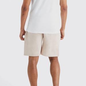 Pantalones cortos para correr de algodón de secado rápido para hombre, pantalones cortos deportivos personalizables de malla atlética de compresión transpirable con patrón sólido - Product Image 3