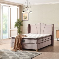 Matelas européens de Turquie, luxe, sommeil de qualité hôtelière 5 étoiles, boîte compressée, mousse super douce, éponge, ressorts ensachés