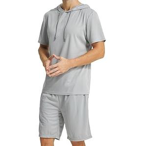 Top corto polar hecho a medida OEM al por mayor, ropa deportiva, conjunto de pantalones cortos con capucha para mujer, sudaderas con capucha de entrenamiento de diseño personalizado - Product Image 6