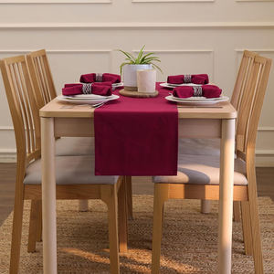 Chemin de table en coton doux, style magnifique, imprimé floral brodé personnalisé, exportateur indien - Product Image 1