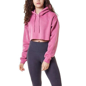 Vente en gros de vêtements de ville ourlet brut pour femmes sweats à capuche nouveauté sweat à capuche respirant 2025 - Product Image 2