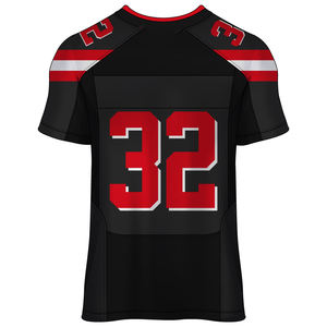 Camiseta de fútbol Americano Superior, camiseta de malla impresa personalizada, camiseta de alta calidad rápida de fábrica, venta al por mayor, nueva producción corta, talla para hombre - Product Image 2