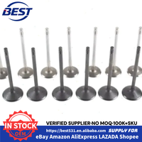 Kit de soupapes d'admission et d'échappement moteur 16 pièces compatible 2.0 2.4 L Essence 05-17 A20 Z20 A22 Z22 LTG LE5 pour BUICK CHEVROLET PONTIAC GMC SATURN