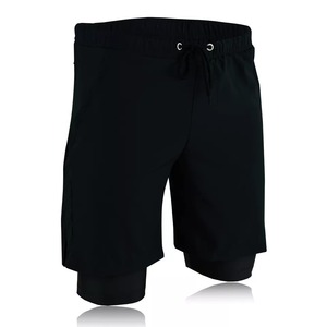Pantalones cortos de correr personalizados para hombre 2 en 1 malla de secado rápido entrenamiento gimnasio pantalones cortos Fitness Pantalones deportivos transpirables - Product Image 1