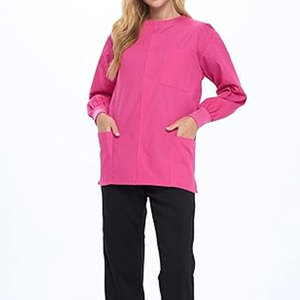 Chaqueta de Trabajo Personalizada KATBROS INDUSTRIES para Mujer, Ligera, Transpirable, de Tela de Forro Polar, con Tecnología de Detección de Agujas, Fusión sin Costuras, Manga Larga - Product Image 4