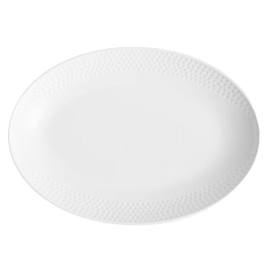 Plato de pescado de porcelana blanca de alta calidad con diseño en relieve de golf para ocasiones de sushi, mariscos y banquetes - Product Image 2
