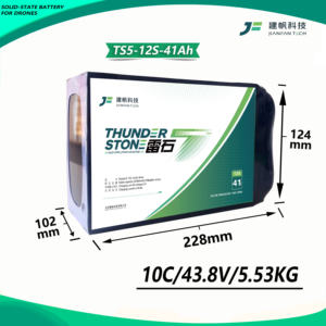 Thunder Stone TS5 batterie de drone semi-solide 340Wh/kg haute densité d'énergie 10C décharge 12S 41000mAh produit de premier rang - Product Image 3