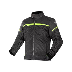 Chaqueta de Motociclista de Cuero Deportiva, Impermeable, Cortavientos y Transpirable con Forro Extraíble, Opciones de Tallas Grandes, Duradera y Protectora - Product Image 1