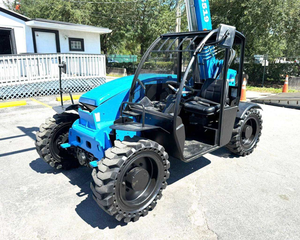 Genie GTH-5519 Rough Terrain Telehandler 4X4 <b>Gasoline</b> Powered With Hydraulic Side Shifter And Three Stage Mast - Product Image 6