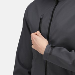 Chaqueta Softshell de invierno de Venta caliente para hombres Resistente al agua con capucha y bolsillo en el pecho-Suministro de fábrica al por mayor - Product Image 5