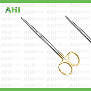 กรรไกรเมทเซนบัมคุณภาพสูง แบบตรง ยาว 180 มม. ผลิตจากเหล็กกล้าไร้สนิมสำหรับการผ่าตัด ผลิตในปากีสถาน คู่มือการใช้งาน ได้รับมาตรฐาน CE - Product Image 3