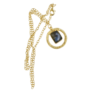 Collier pendentif plaqué or 18 carats superposé, fait à la main, bijoux unisexes tendance, fournisseur en gros de bijoux tendance - Product Image 1