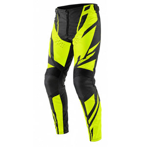 Men's Black Neon Yellow Motorcycle Racing Pants Breathable Printed Spandex Nylon All Seasons Protection <b>Knee</b> Pads - Product Image 2