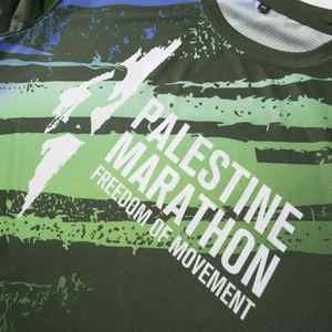 Vente chaude 100% Polyester Hommes Running Event T-Shirts Haute Qualité Logo Personnalisé Sublimation À Séchage Rapide Tissu Tricoté - Product Image 5