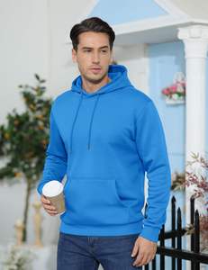 Conjunto de Sudadera con Capucha y Pantalones Deportivos Extra Grandes para Hombre, Chándal de Invierno con Forro Polar 100% Algodón, Sudadera con Capucha Impermeable con Cremallera, Talla Grande, Atuendo Personalizado - Product Image 5