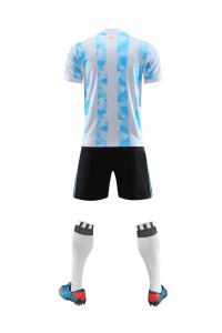 Camiseta de fútbol Retro para jóvenes, diseño personalizado de impresión en blanco, nuevo estilo deportivo, conjunto de uniformes, Kits de fútbol - Product Image 3