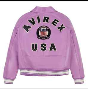 Chaqueta Avirex de cuero de alta calidad para hombre, superventas, diferentes colores disponibles, el precio más vendido, chaqueta de cuero para hombre - Product Image 3