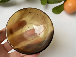 ชามฮอร์นธรรมชาติทำมือคุณภาพสูงสำหรับตกแต่งห้องครัวและรับประทานอาหาร - Product Image 3