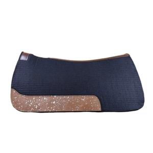 Premium All-Purpose Western Wool Felt & Cotton Drill Saddle Pad with Customized Logo for <b>Dressage</b> Horse Riding and Training - Product Image 3