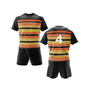 Nueva Camiseta de Rugby Personalizada con Diseño Impreso, Secado Rápido, Transpirable, 100% Poliéster, Impresión por Sublimación, Uniforme de Rugby al por Mayor - Product Image 3