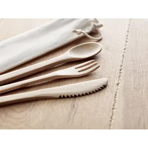 Ensemble de couverts écologiques en bambou SETBOO, gadgets de table - Product Image 2