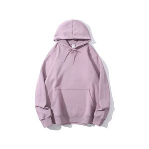Sweat à capuche en éponge 500 coton personnalisé 100% GSM Hip Hop surdimensionné pour hommes avec sweat à capuche ample de couleur unie - Product Image 5