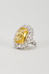 Argent 925 avec diamant VVS cultivé en laboratoire Design personnalisé Bijoux de mariée fins - Product Image 2