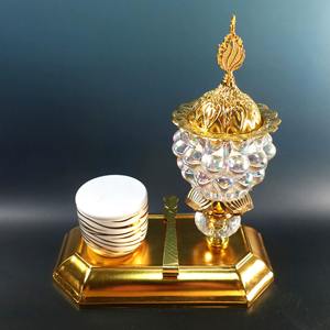 Brûleur d'encens en métal haute tendance pour accessoires de parfum aromatique pour la maison et le bureau Brûleur d'encens Bakhoor Look personnalisé - Product Image 5